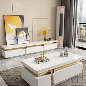 Serenity White TV Set