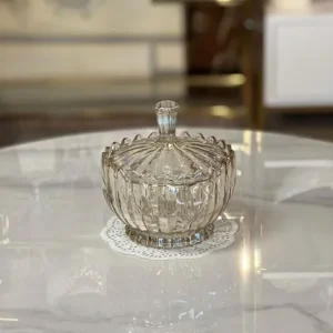 Vintage Crystal Elegance Dish