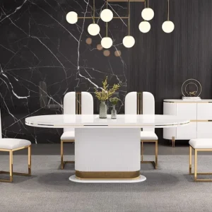 Zenith White Dining Set 2