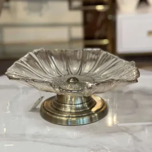 Elegant Crystal Pedestal Dish