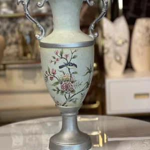 Floral Birdsong Accent Urn