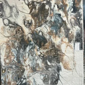 Abstract Marbled Area Rug