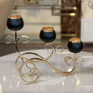 Midnight Swirl Candle Holder