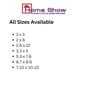 All Rugs Sizes Available