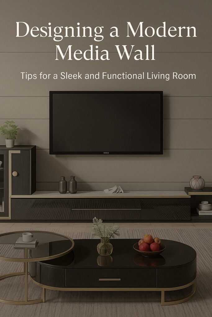 designing a modern media wall