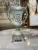 Antique Aquatic Floral Urn
