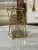 Sculptural Gold Glass Lantern